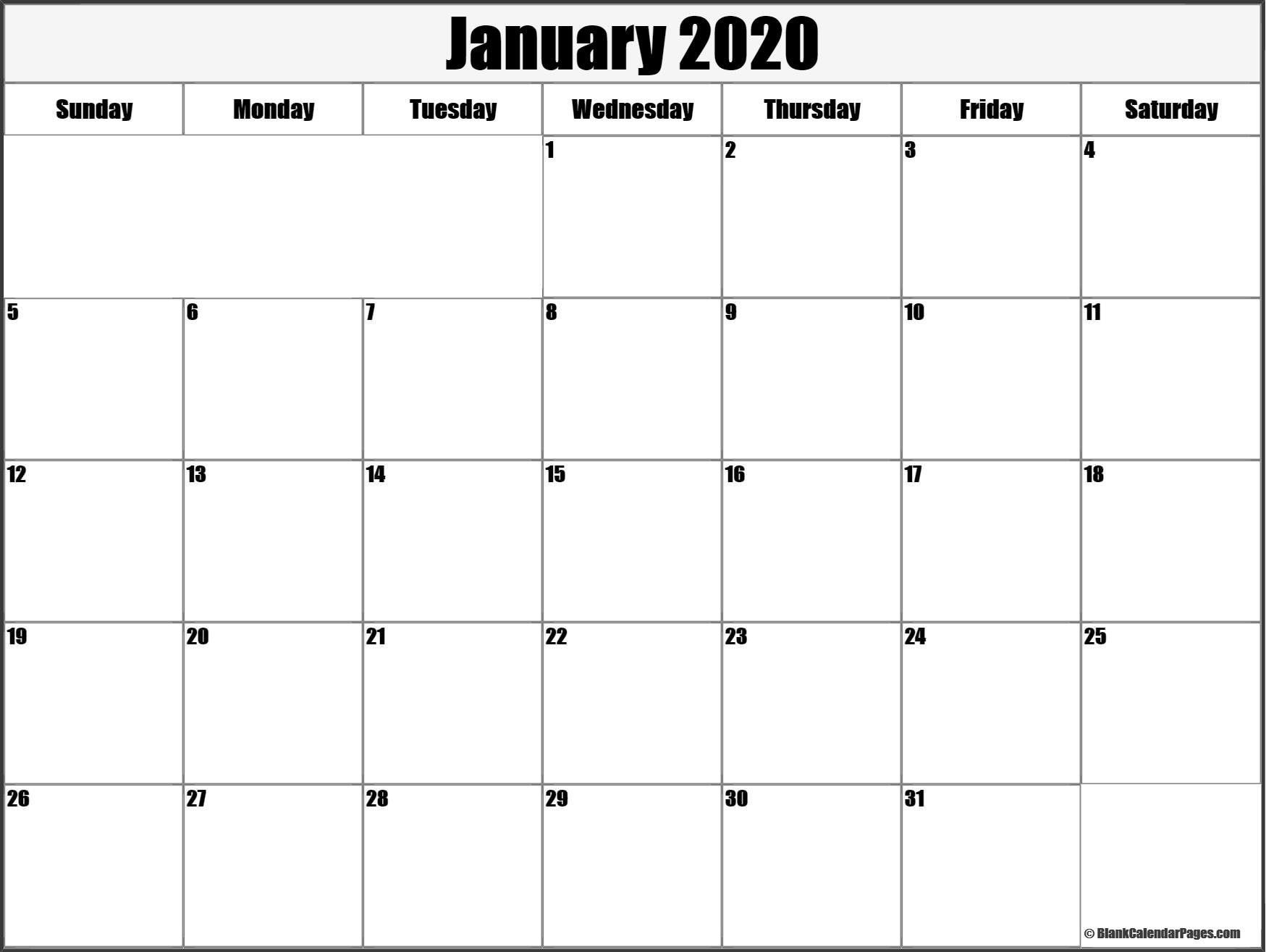 January 2020 Calendar Template #january #january2020-January 2020 Calendar Kalnirnay