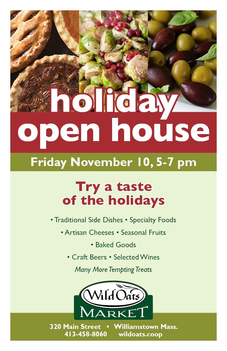 Join Us For A Holiday Open House! - Wild Oats Market-Food Holidays In The U.s