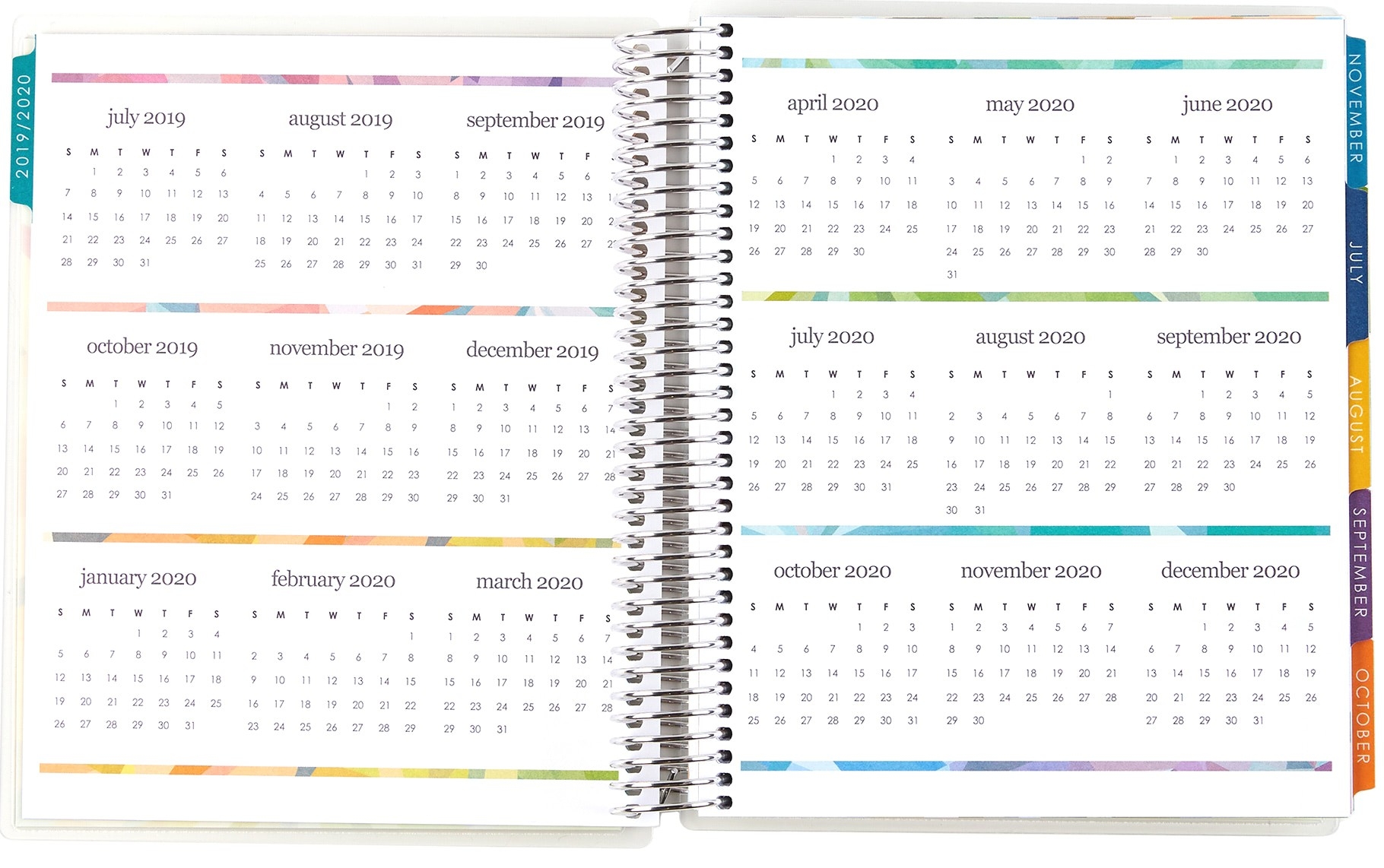 Large Monthly Planner | Deluxe Monthly Planners | Erin Condren-81/2 X 11 Printable Monthly Calendar 2020