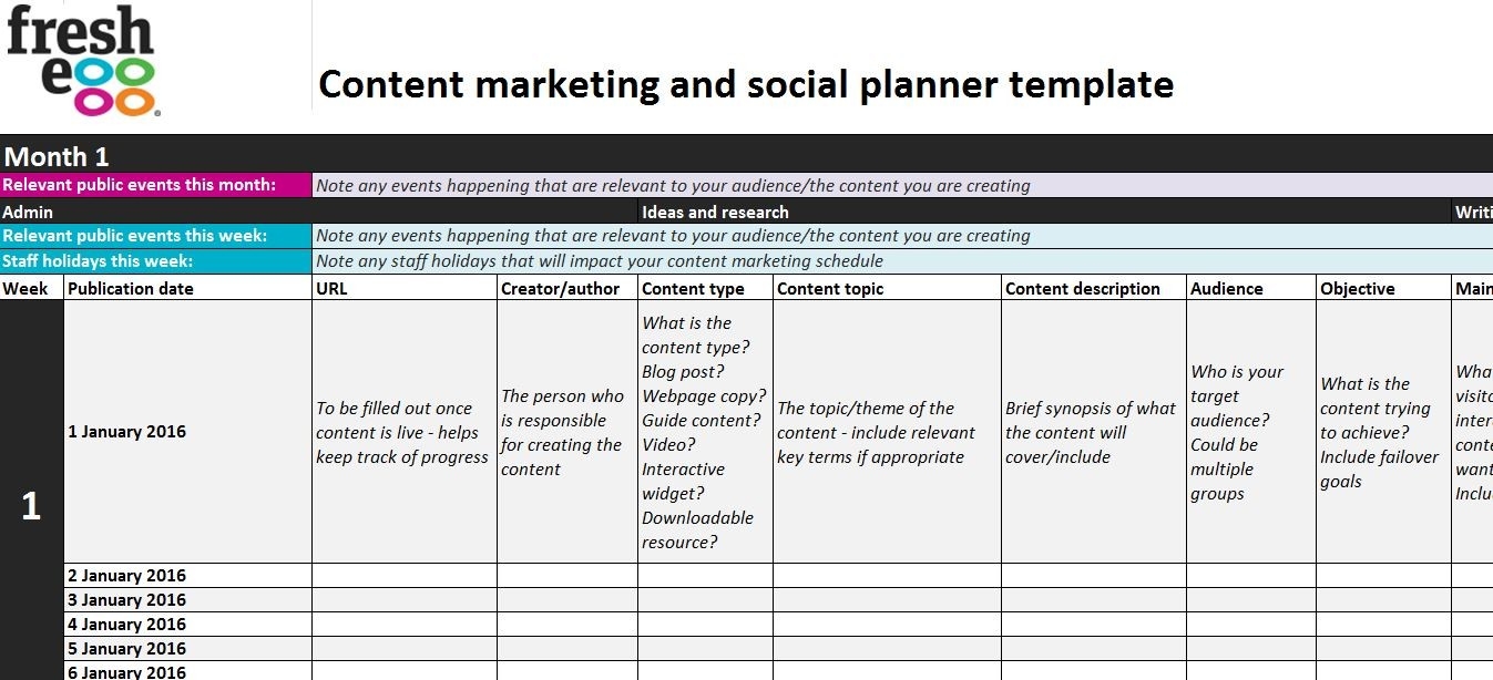 Marketing Plan Templates, 20+ Formats, Examples And Complete-One Page 6 Month Plan Template