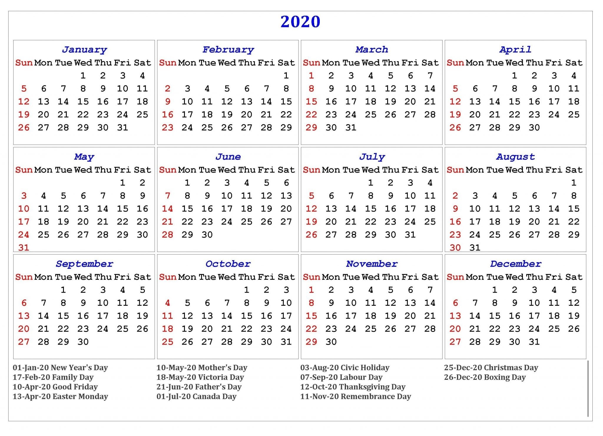 May Calendar 2020 With Holidays-Printable Jewish Holidays 2020-2020