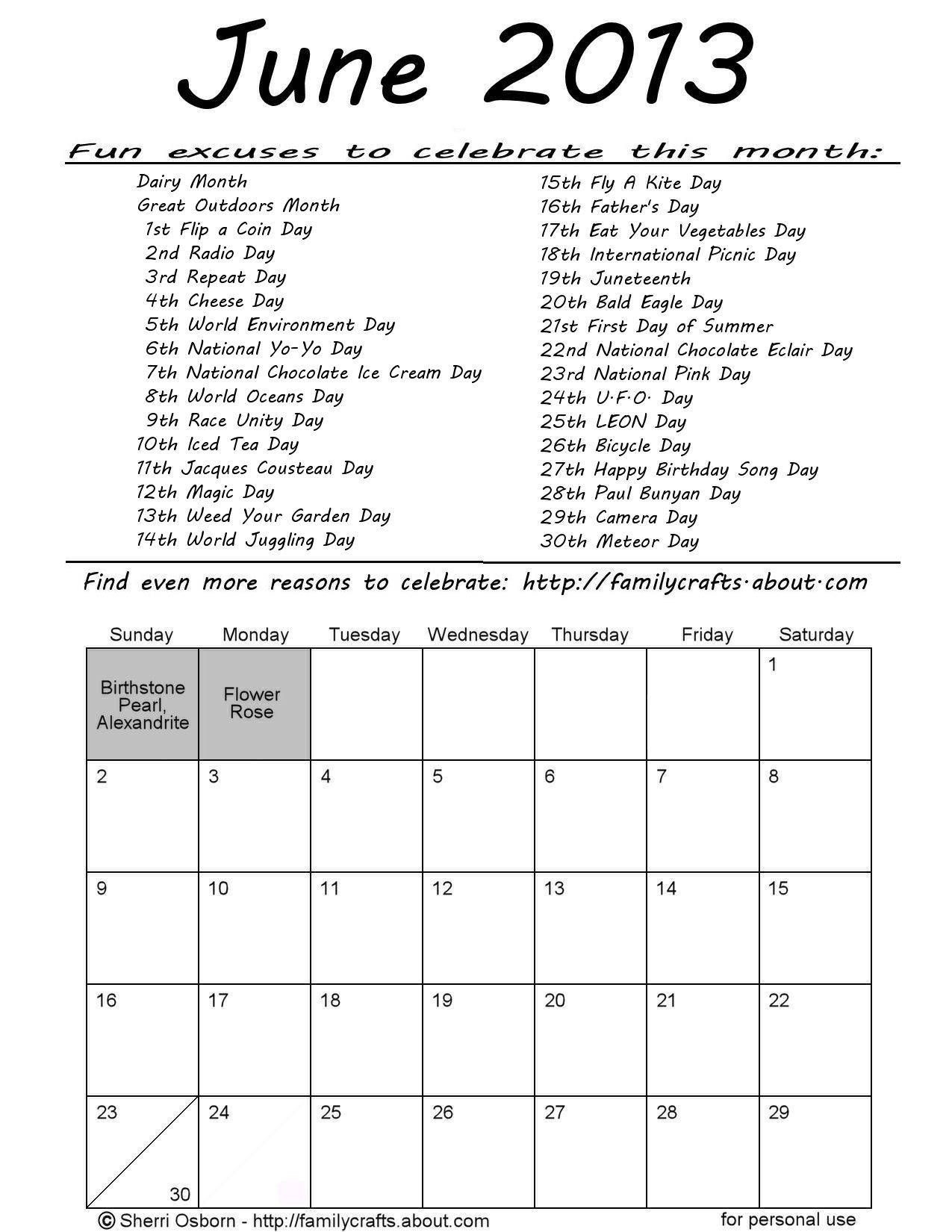 Month Names Printables | Themed Days | Holiday Calendar-Calendar Holidays Special And Wacky Days