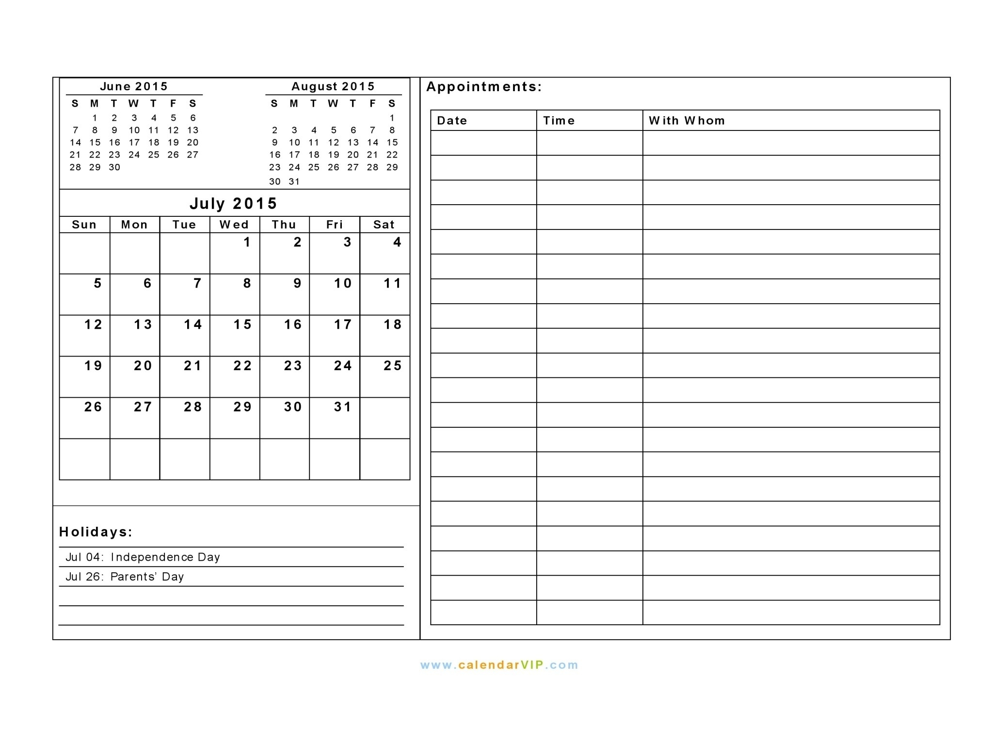 Monthly Calendar Sign Up Sheet Calendar Template Printable