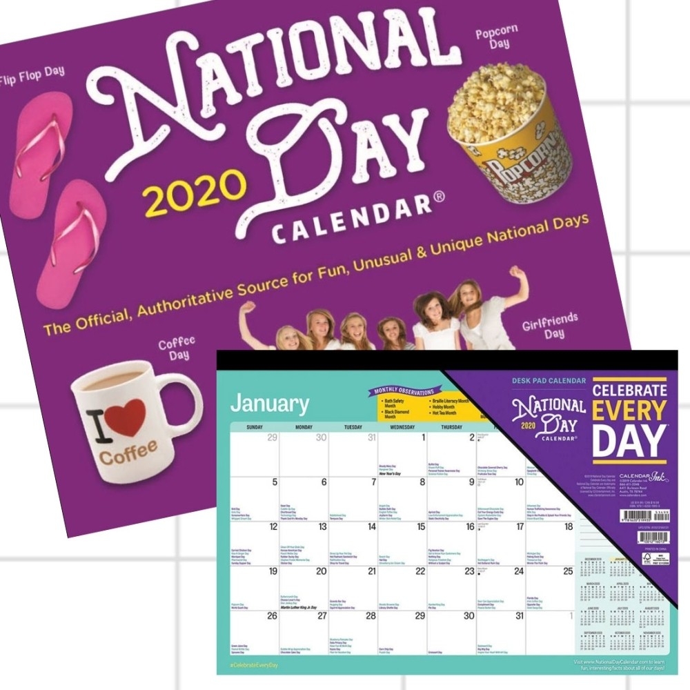 National Day 2020 Calendar Bundle-National Food Holidays Calendar 2020