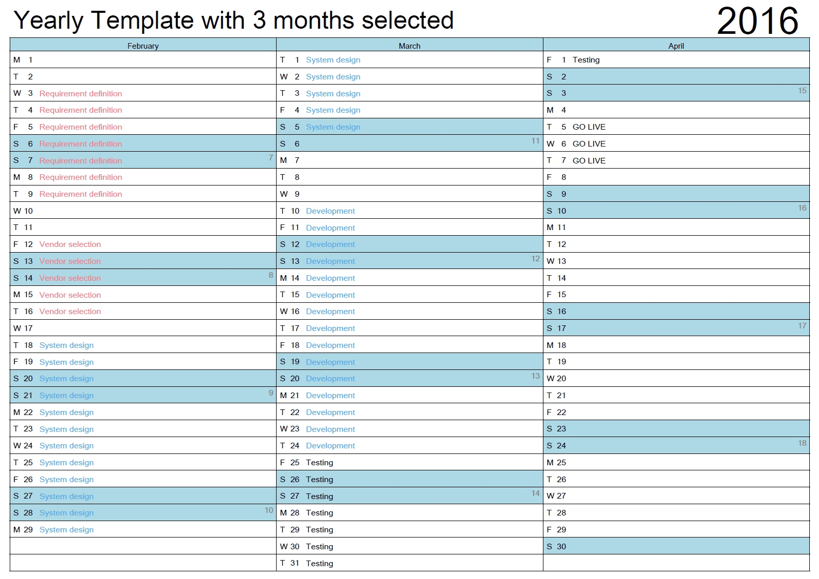 Outlook Blank Calendar Template Calendar Template Printable