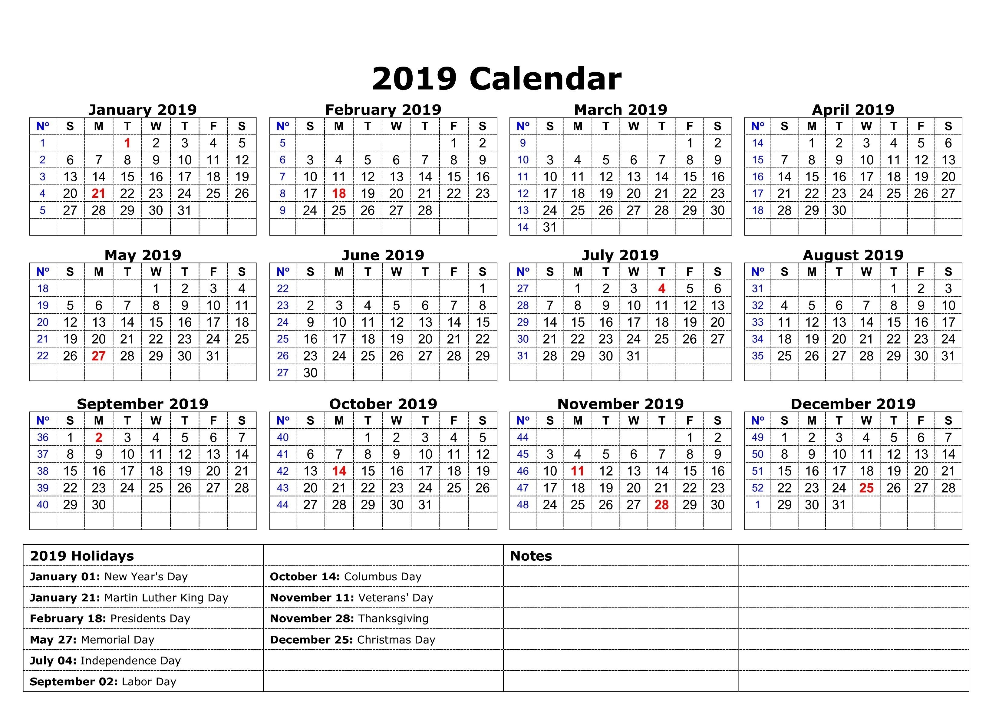 Printable 2019 Calendar With Holidays South Africa-Sa Calendar With Holidays