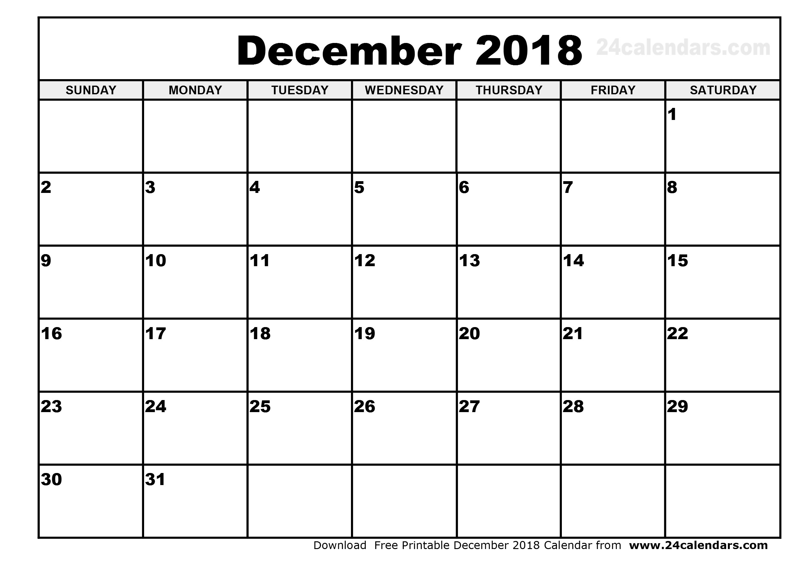 Printable Calendar Large Squares | Printable Calendar 2019-Blank Calandar With Big Squares