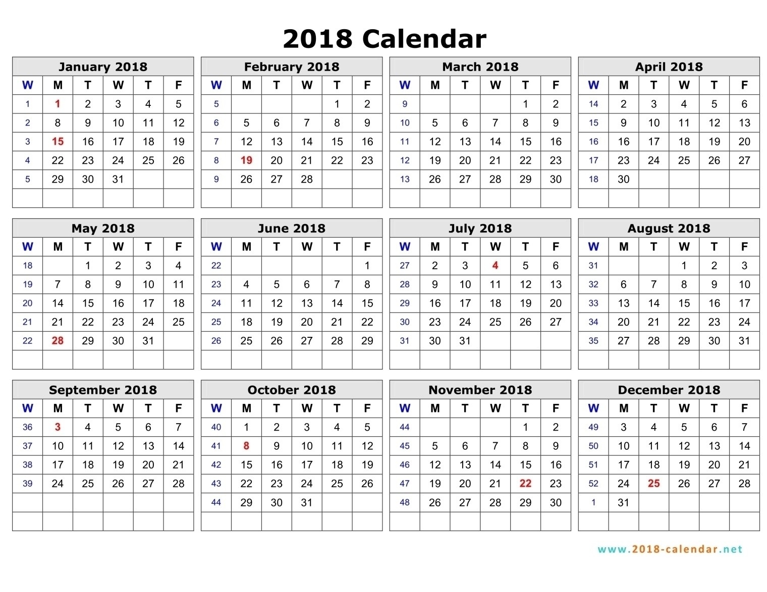 Printable Calendar With Week Numbers | Calendar Design Ideas-Blank Calendar With Week Numbers