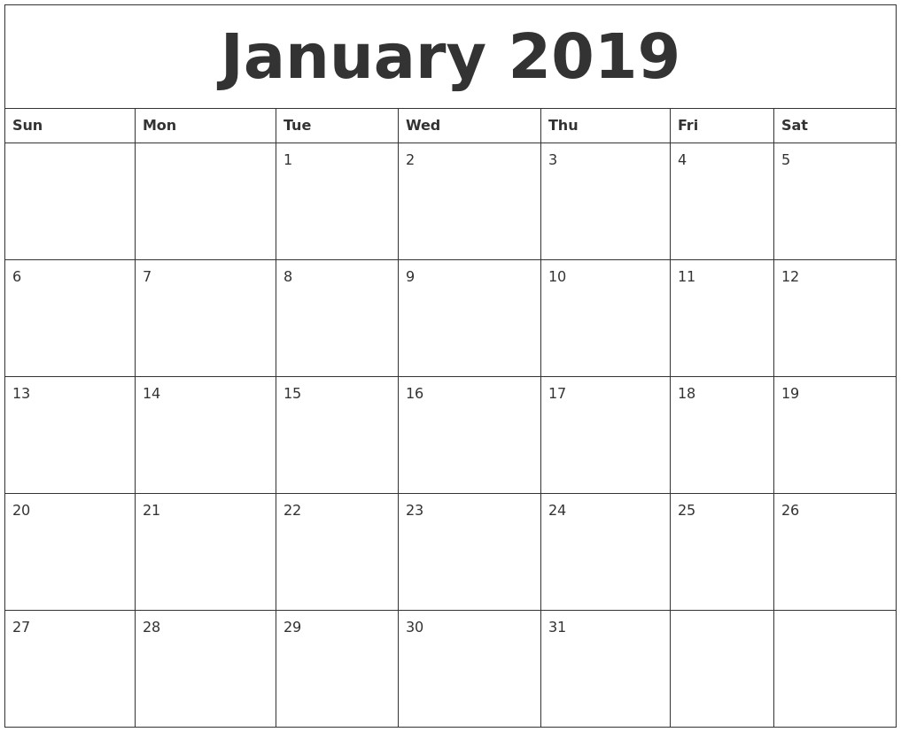 Printable Calendar019 4 X 6 | Jazz Gear-Blank Calendar Template 4X6