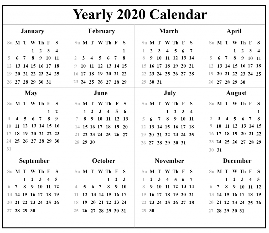 Printable Free Blank Australia 2020 Calendar [Pdf, Excel-Key West Calendar January 2020