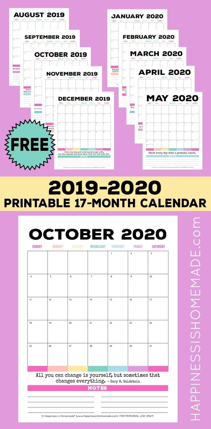 Printable Monthly Calendar 2019-2020: Looking For A Free-Free Mickey Mouse Printable Monthly Calendar 2020