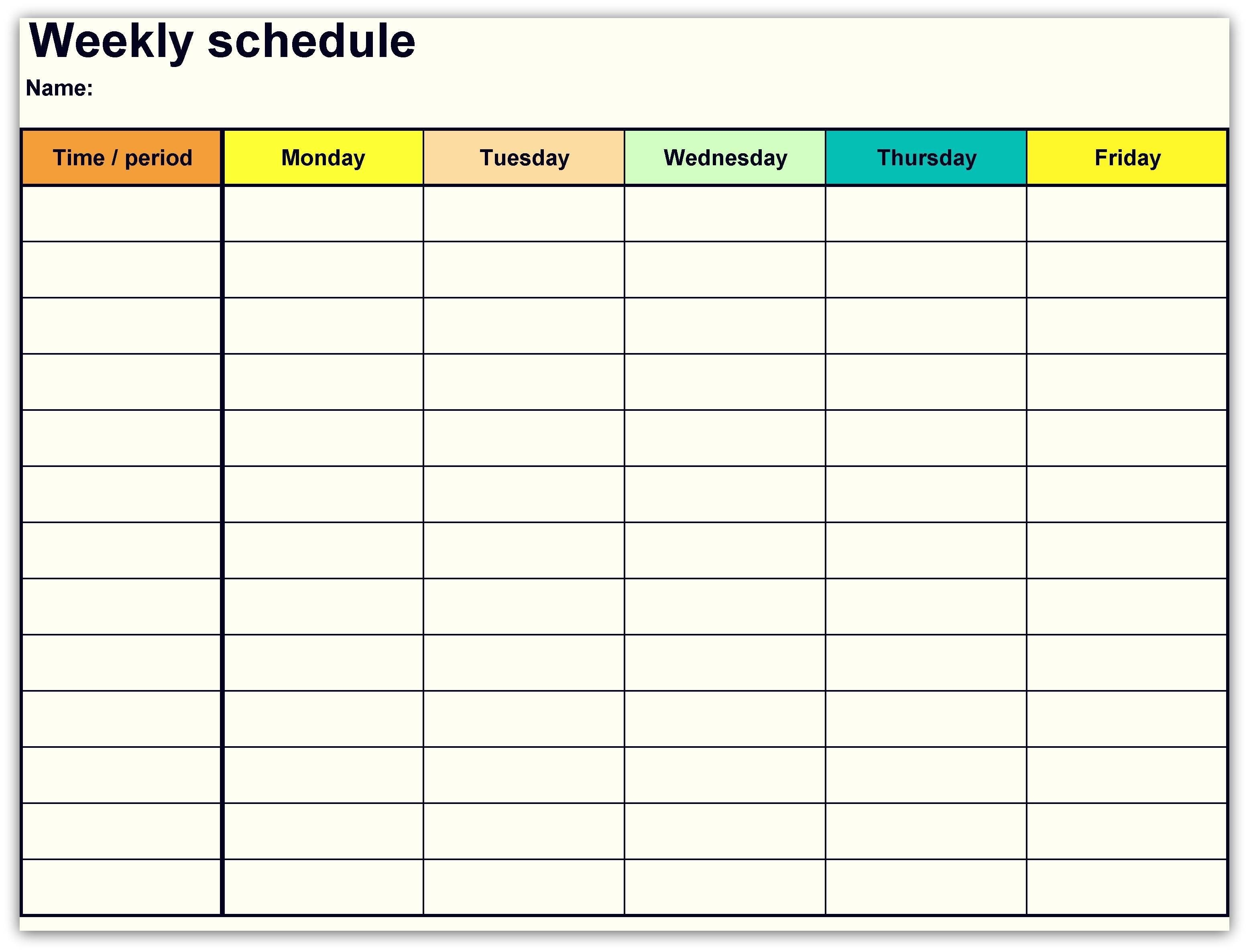 Printable Weekly Calendar Template Unique New Google Docs-Excel Calendar Template 8.5 X 11