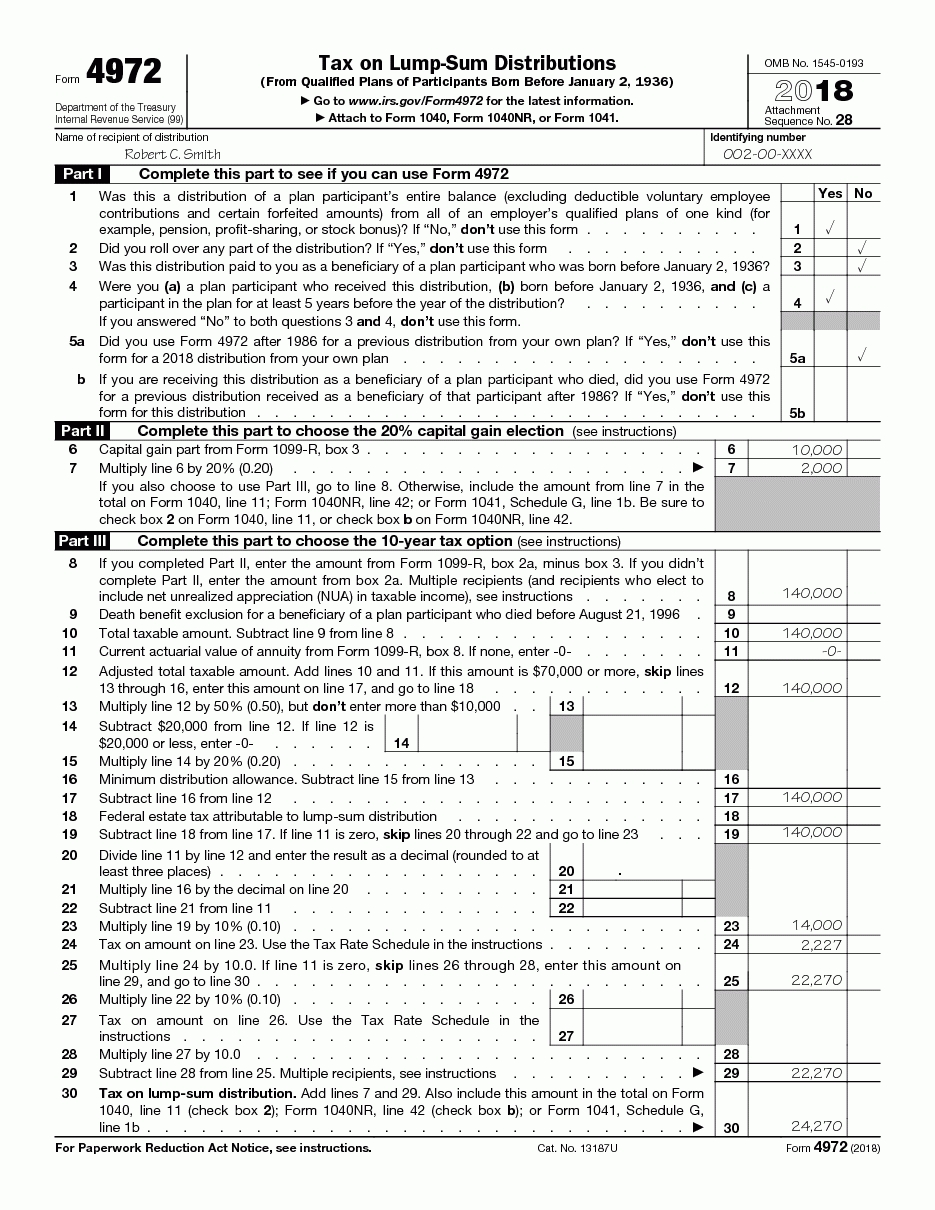 Publication 575 (2018), Pension And Annuity Income-2020 Blank W 9 Form