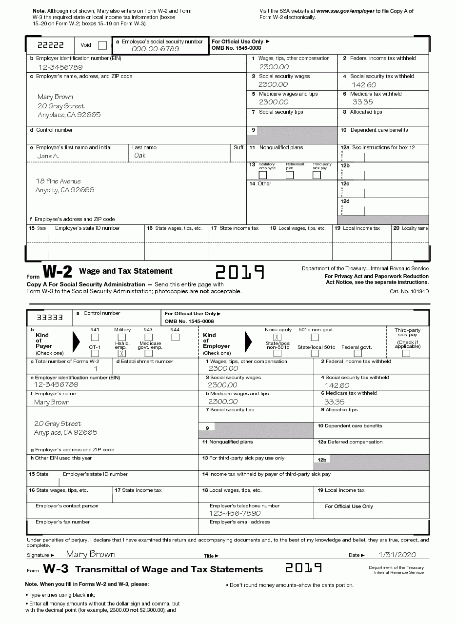 Publication 926 (2019), Household Employer&#039;s Tax Guide-Blank W 9 2020 Form Printable