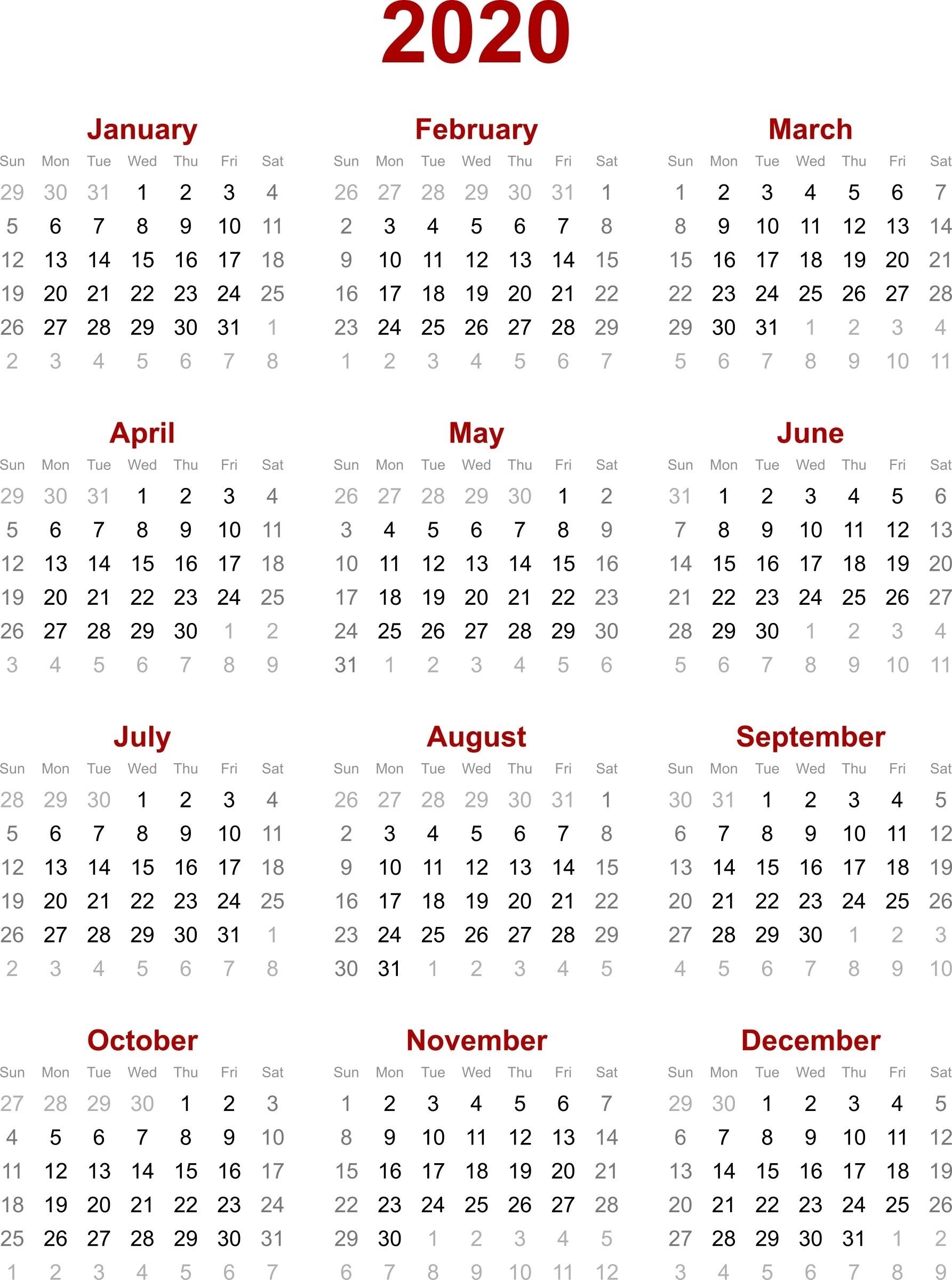 Remarkable 2020 Calendar Singapore Holiday • Printable Blank-January 2020 Calendar Singapore