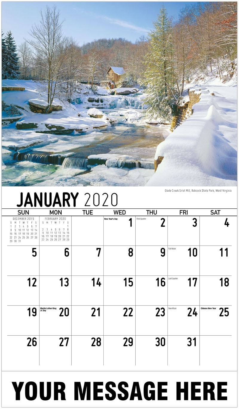 Scenes Of Southeast Usa-Key West Calendar January 2020