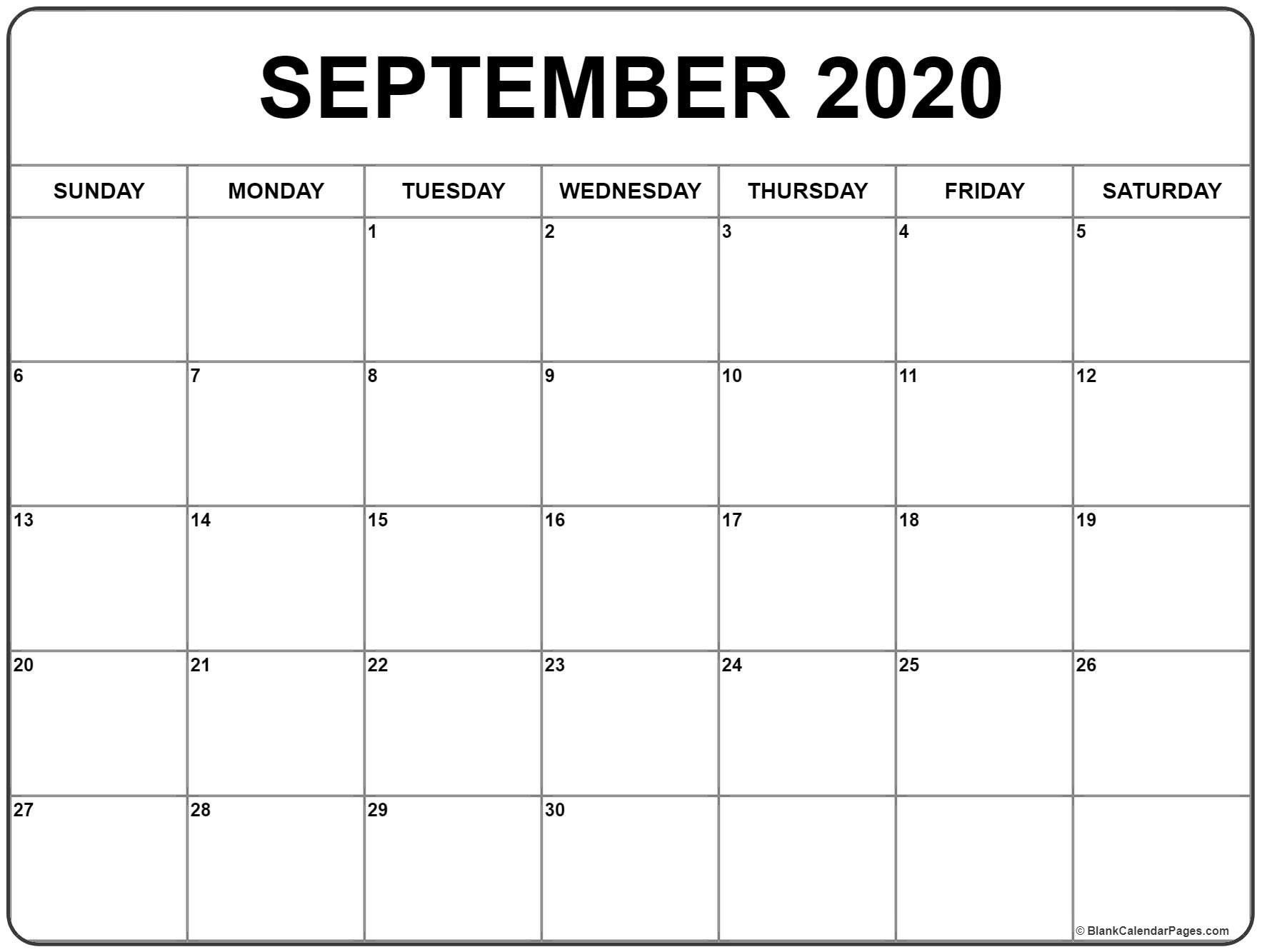 September 2020 Calendar 51 Calendar Templates Of 2020-2020 Jewish Holidays Printable Calendar