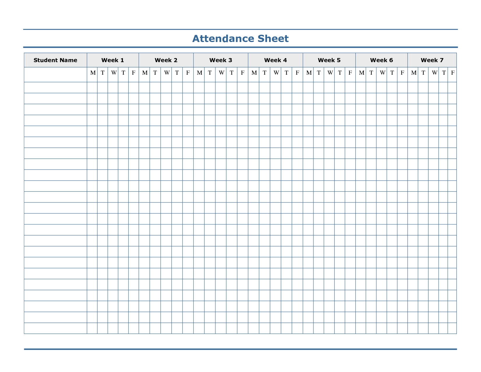 Sheet Free Meeting Attendance Mplate In Word Microsoft-Monthly Sign Up Sheet Templates