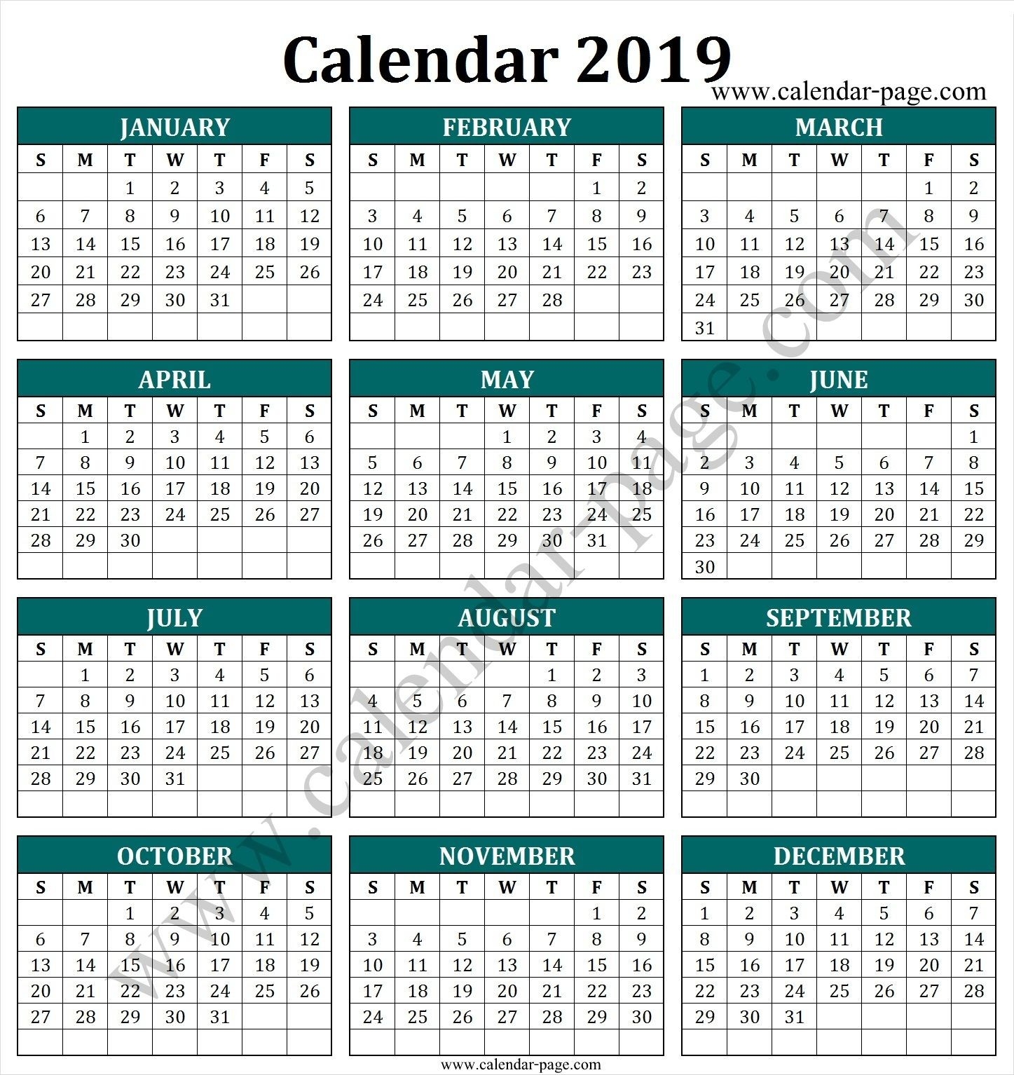 South Africa 2019 Calendar With Public Holidays | Calendar-South Africa Public Holidays Calendar