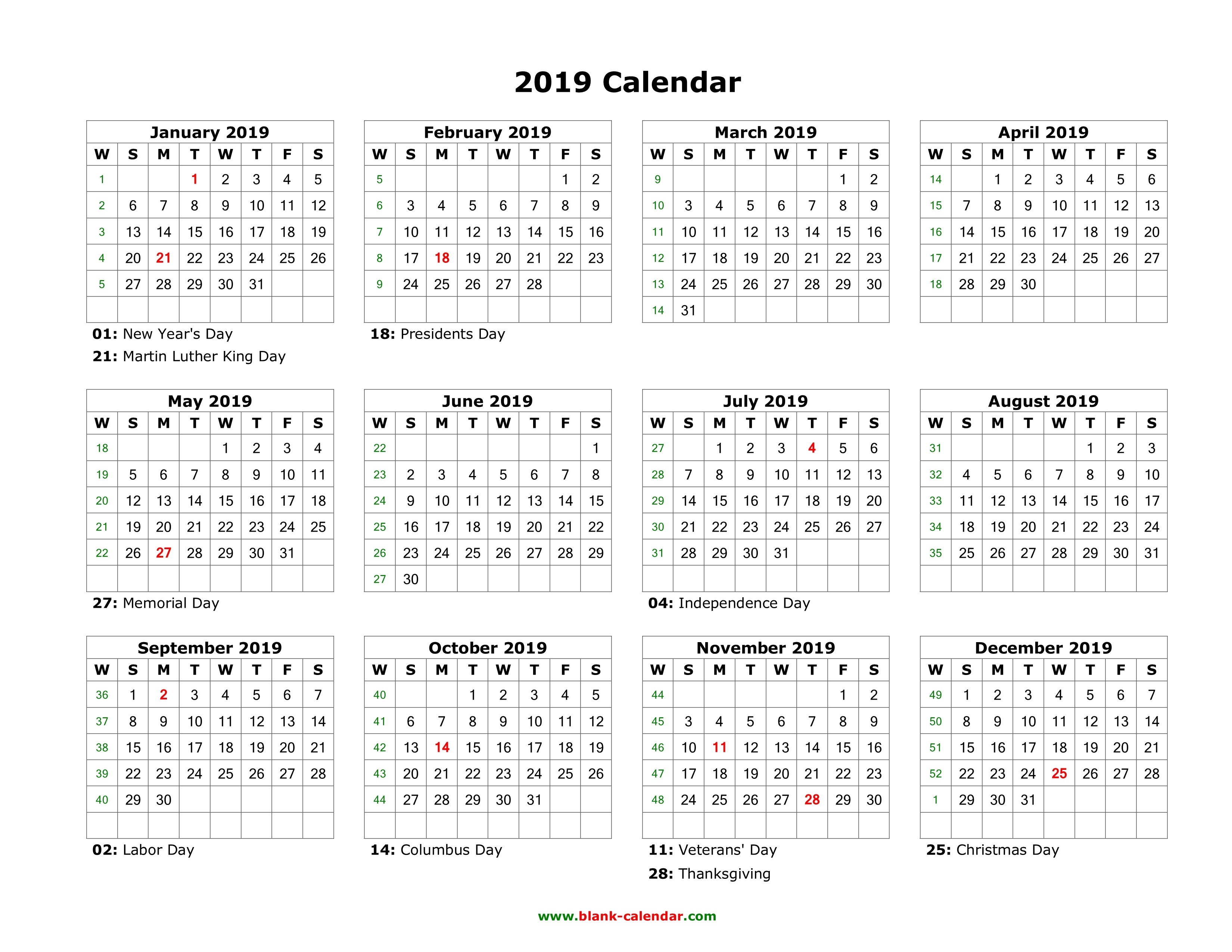 Template Calendar 2019 Indesign Free | Printable Calendar 2019-Indesign Calendar Template 2020