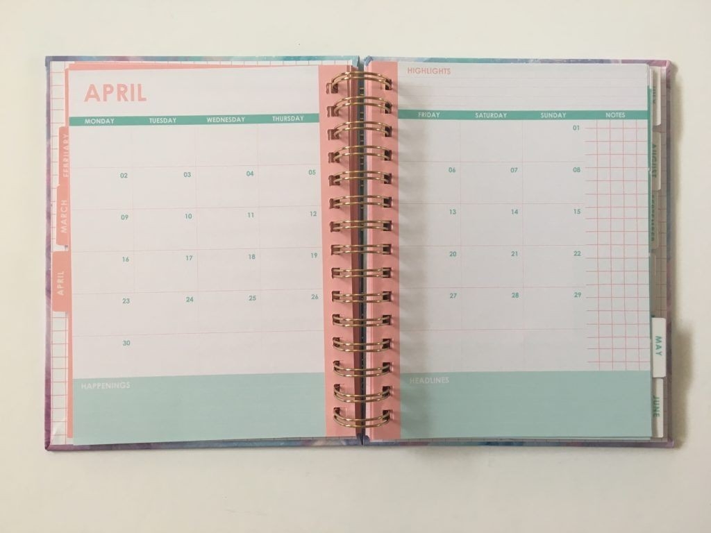 Typo Weekly Planner Review (Including Video Flipthrough-Spiral Bound Monthly Calendar