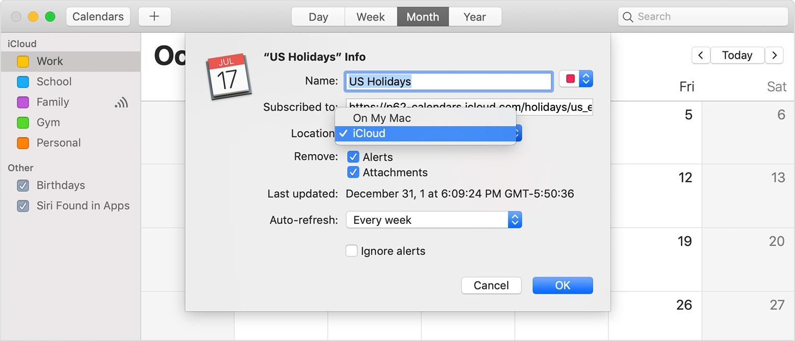 Use Icloud Calendar Subscriptions - Apple Support-Google Calendar Us Holidays