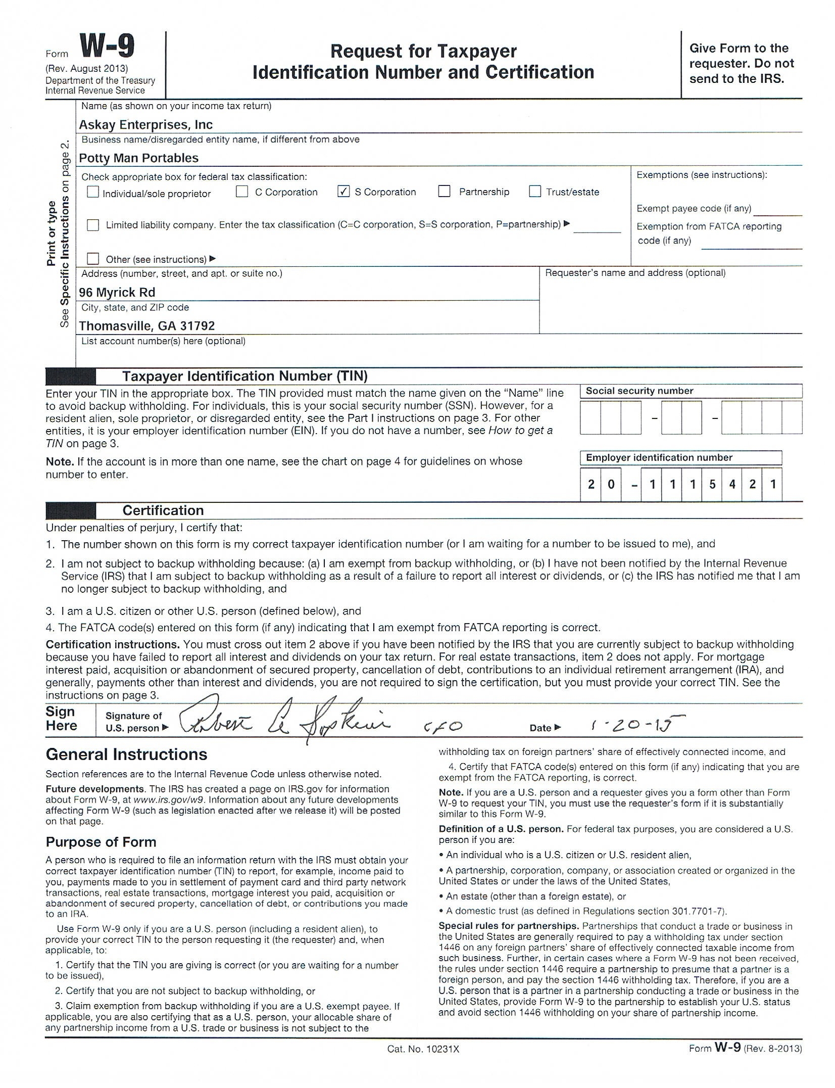 Blank Fillable W9 Form Printable Forms Free Online