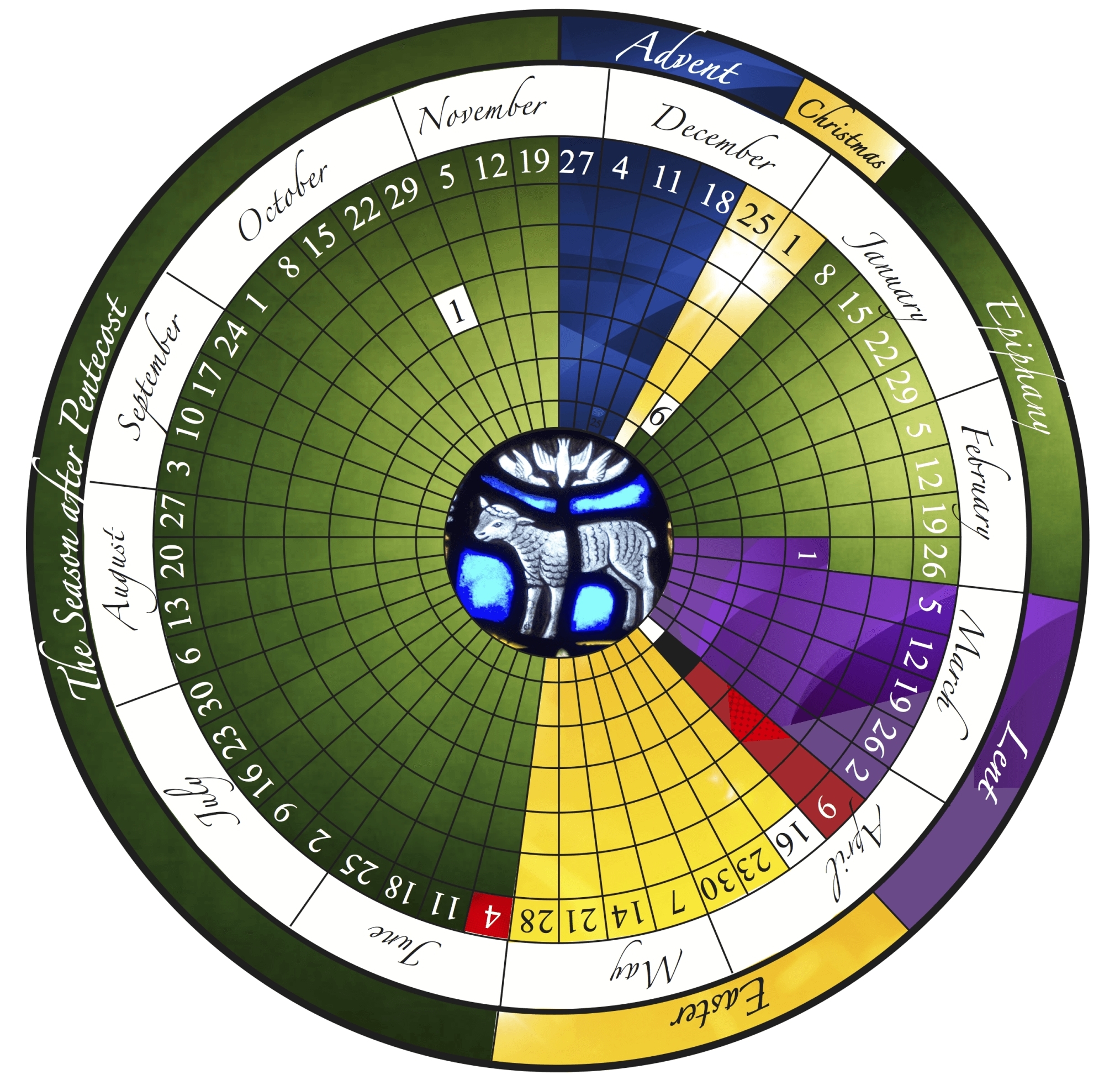 Wheel Of The Year Template | Calendar Template Printable