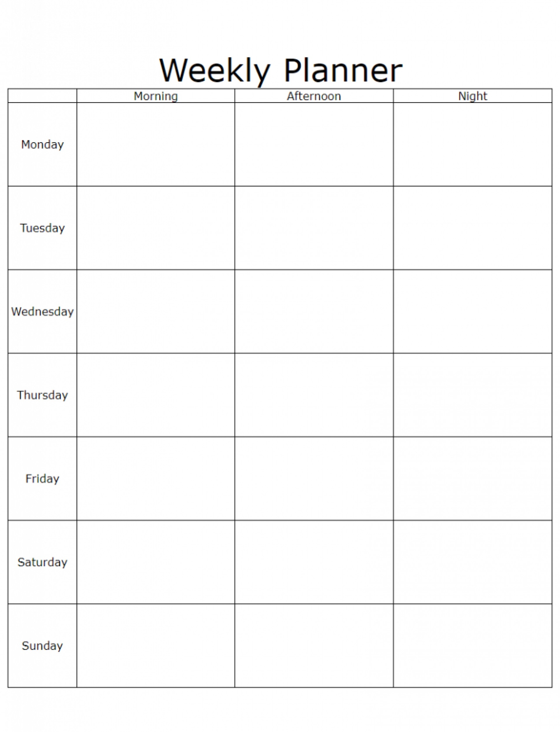 001 Weekly Schedule Word Template Rare Ideas Class Cute-Blank Printable Calendar With No Dates