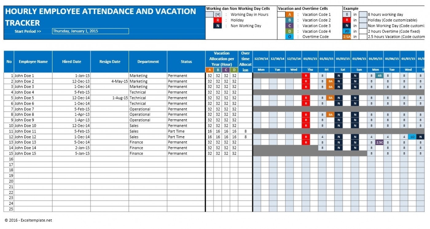 009 Template Ideas Employee Vacation Planner Excel Free-Staff Vacation Calendar Template