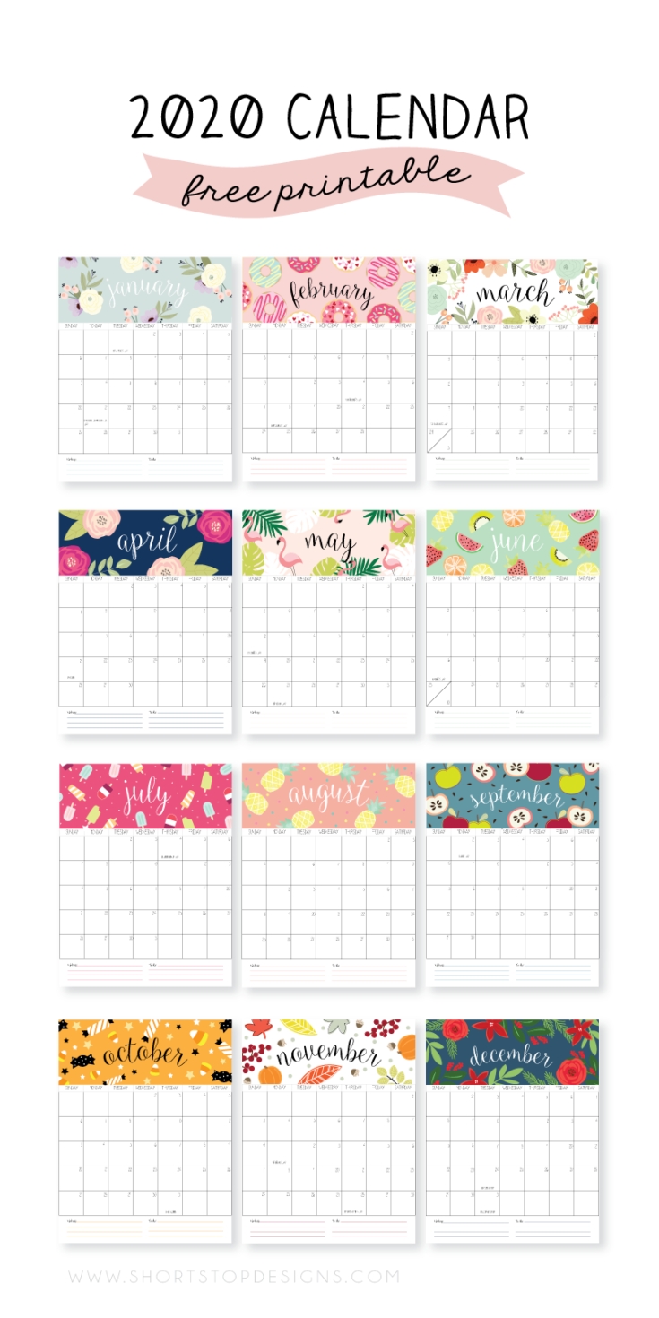 20 Free Printable 2020 Calendars - Lovely Planner-Disney Printable Calendar 2020 Monthly