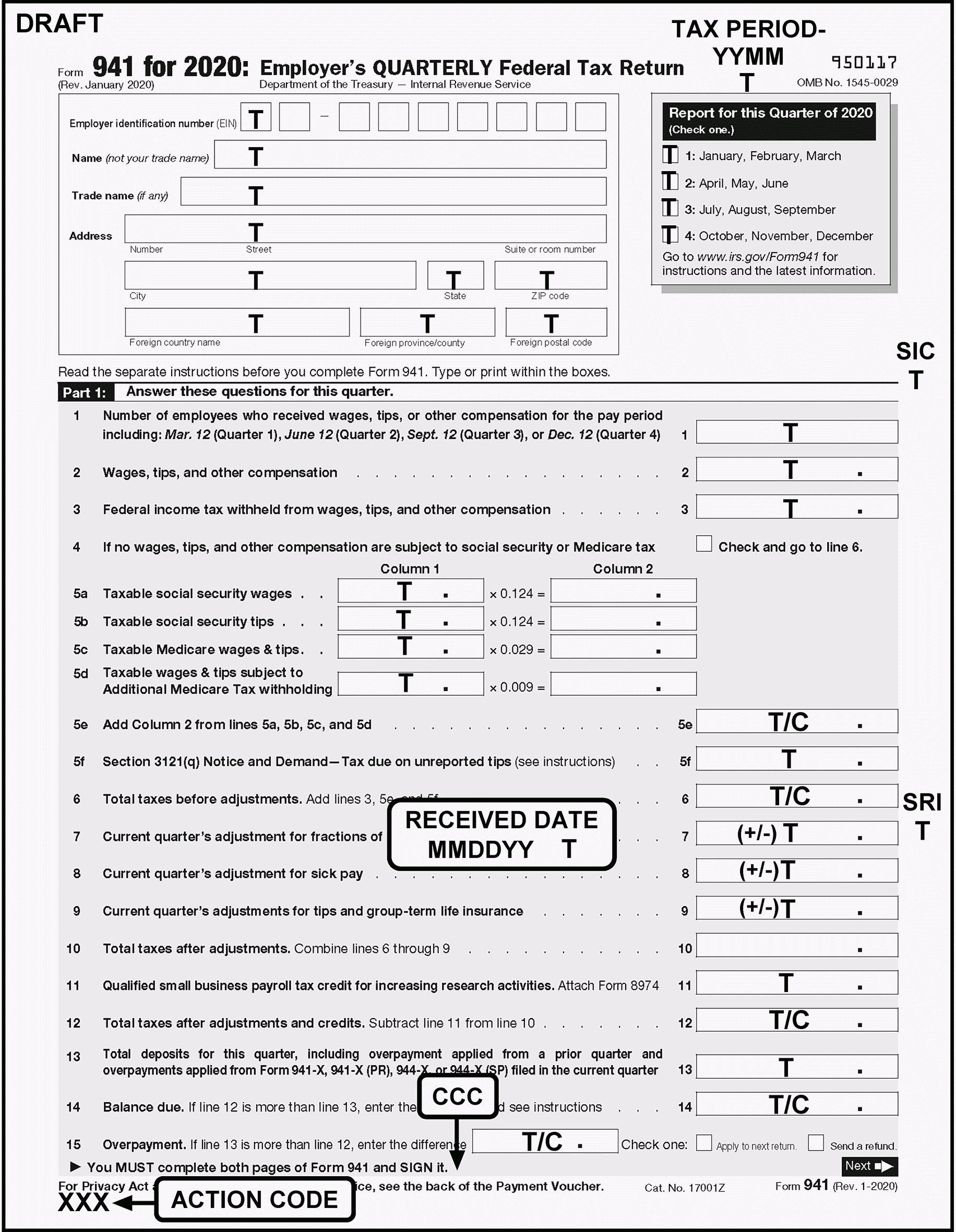 3.11.13 Employment Tax Returns | Internal Revenue Service-W-9 Tax Form Blank 2020