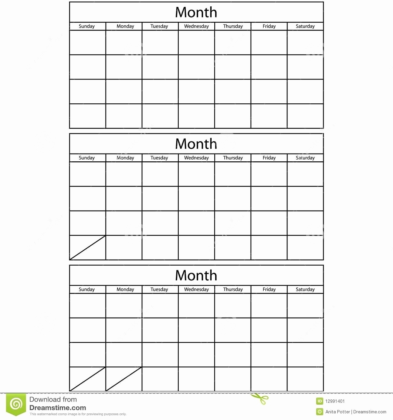 3 Month Blank Calendar - Wpa.wpart.co-Blank Calendar Printable Three Months Togather