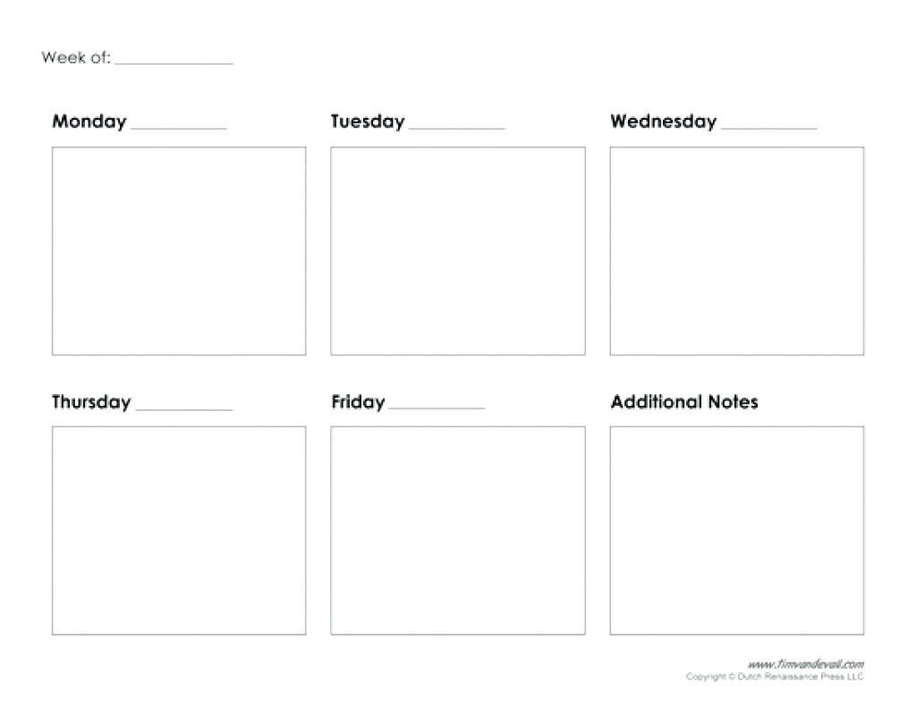 5 Day Calendar Printable Free | Blank Calendar Template Free-5 Day Blank Calendar