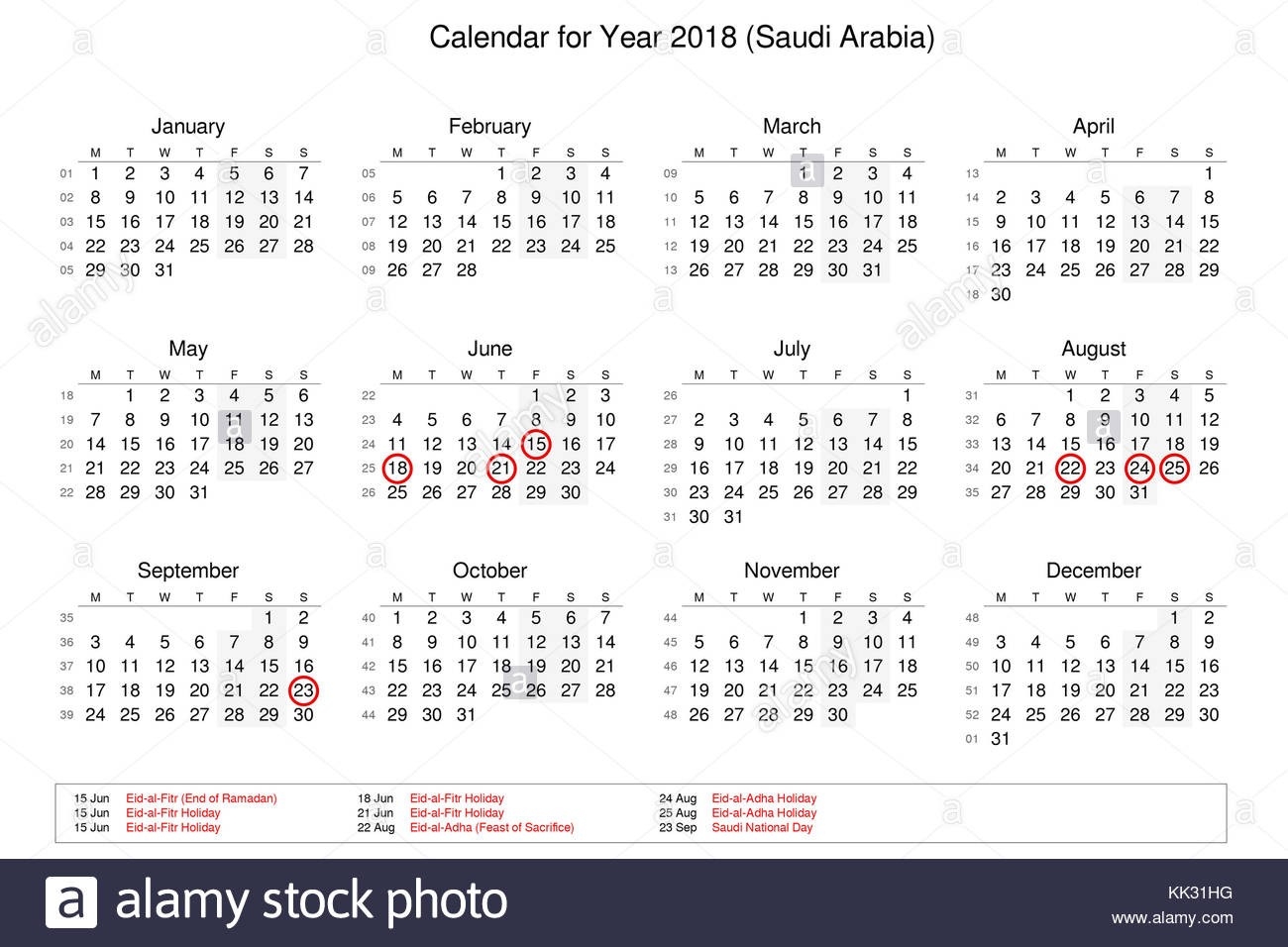 Calendar Of Year 2018 With Public Holidays And Bank Holidays-Saudi Bank Holidays 2020