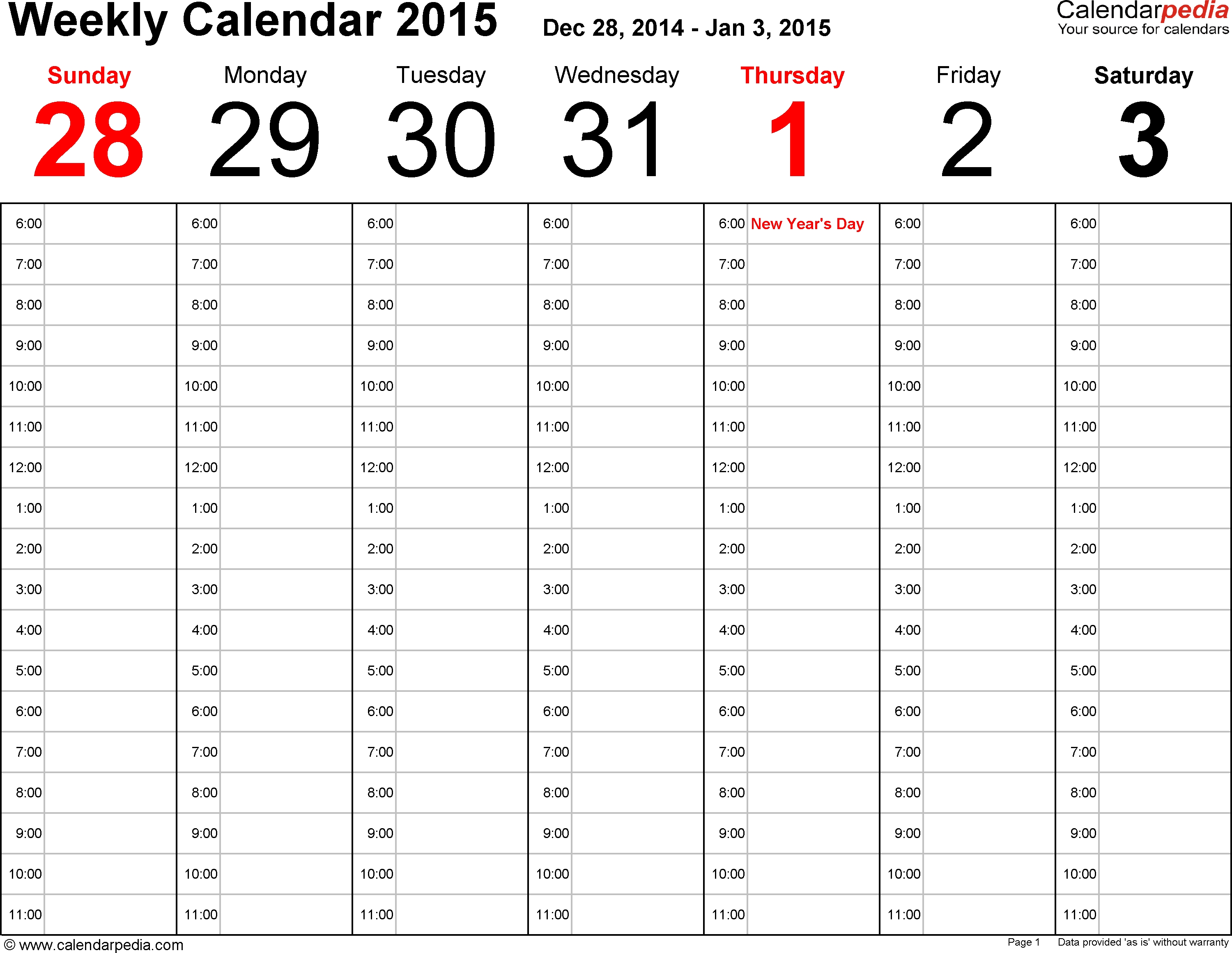 Calendar Template Fillable Pdf | Calendar Template Printable