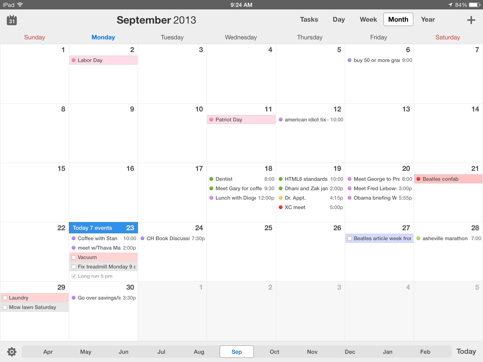 Calendars 5 For Ios Review: Better Than Calendar On All Your-Monthly View Iphone Calendar