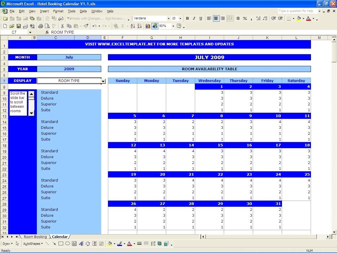 Free Reservation Calendar Template Calendar Template Printable