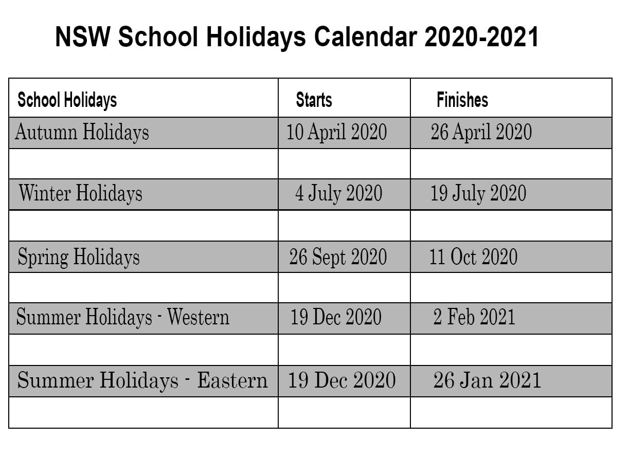 ❤️printable Calendar 2020 Templates With Nsw Public-South Africa Holidays 2020