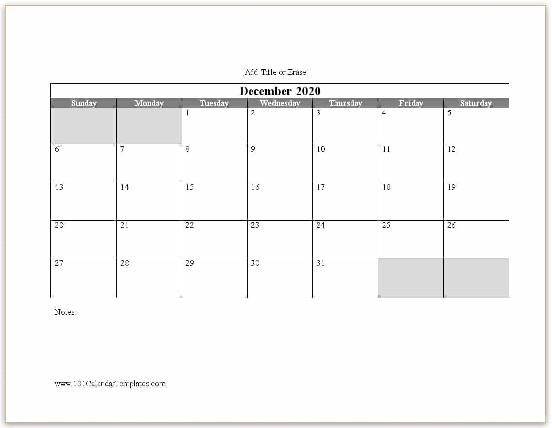 Free 2020 Calendar Template Word-Microsoft Word Calendar Template 2020 Edit