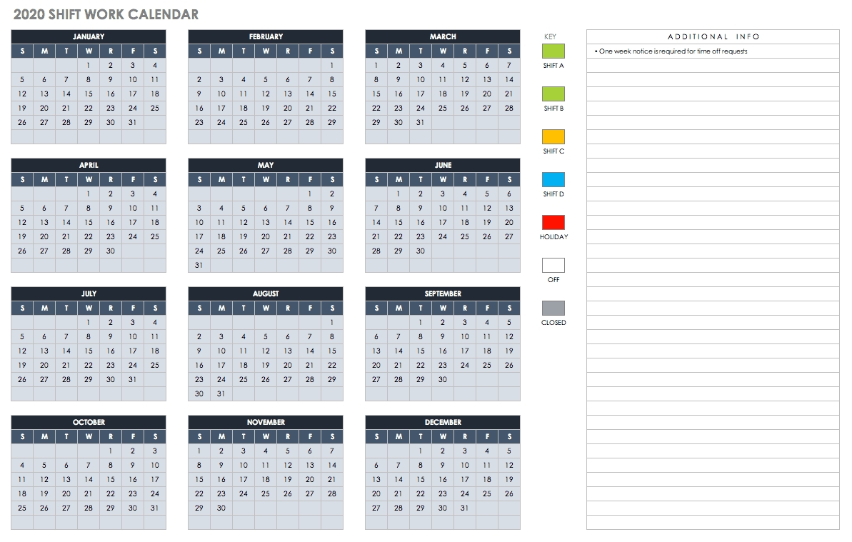 Free Blank Calendar Templates - Smartsheet-Editable 3 Month Calendar Template 2020