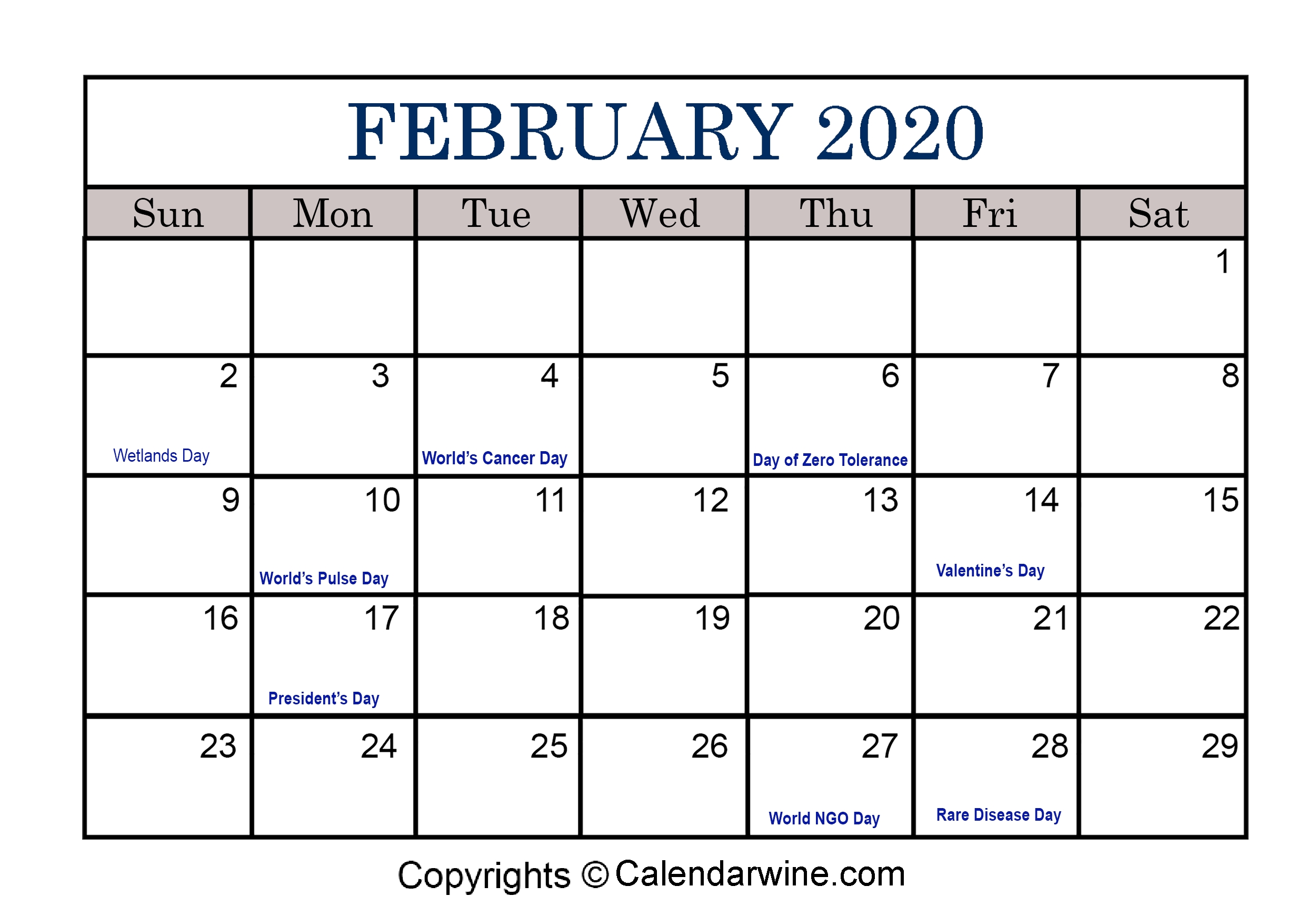 Full List Of February Holidays 2020 For Usa Uk Canada-Jewish Holidays 2020 Calendar