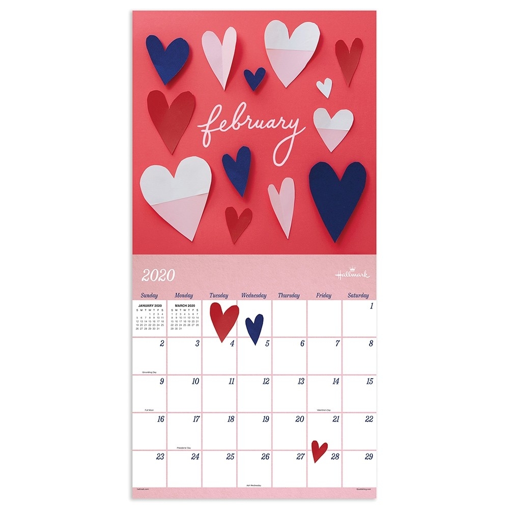 Hallmark By Month 2020 Wall Calendar-Hallmark Calendar Holidays 2020