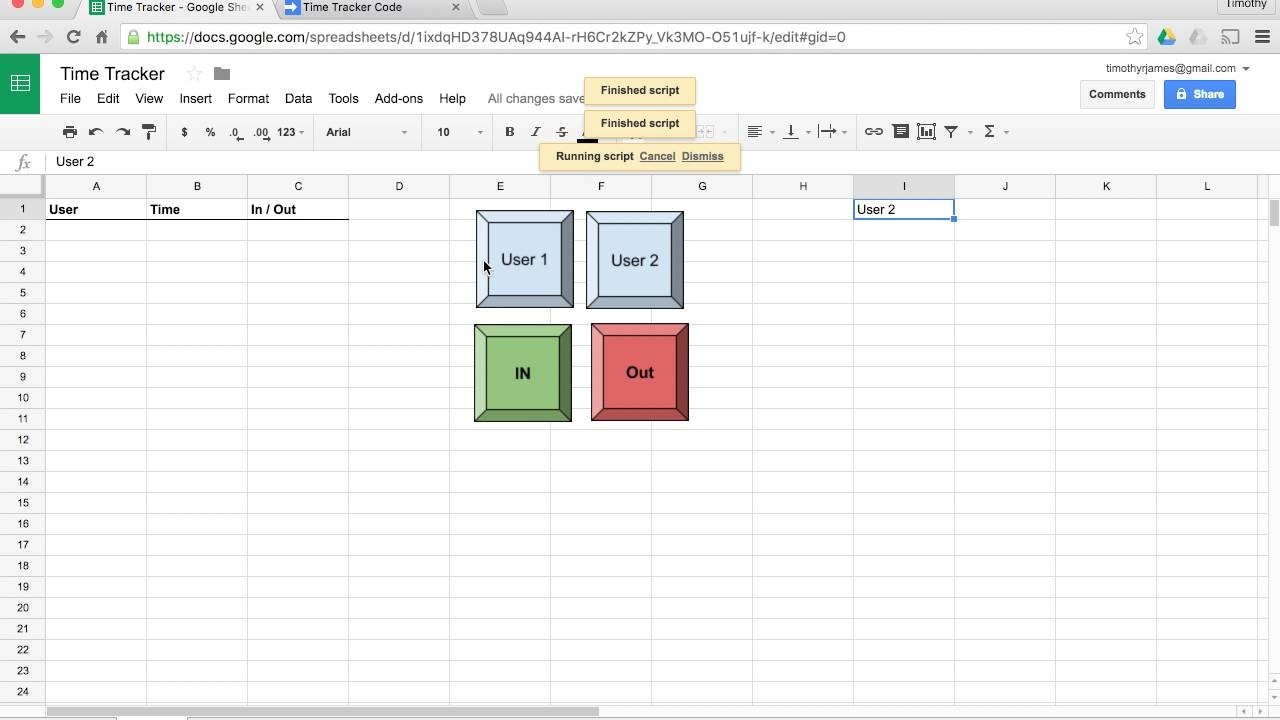 How Can I Create A Time Tracker Or Punch Clock Using Google Sheets?-Hour Countdown In Excel Template