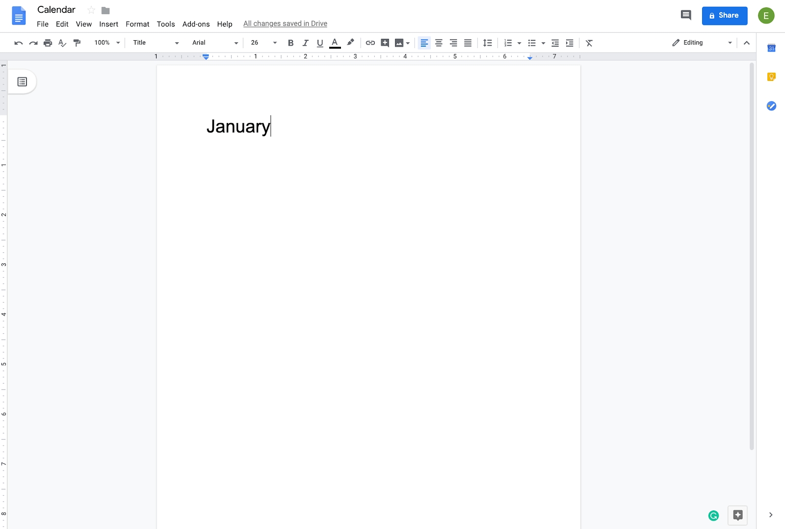 How To Create A Calendar In Google Docs | Copper-Monthly Calendar Google Sheets