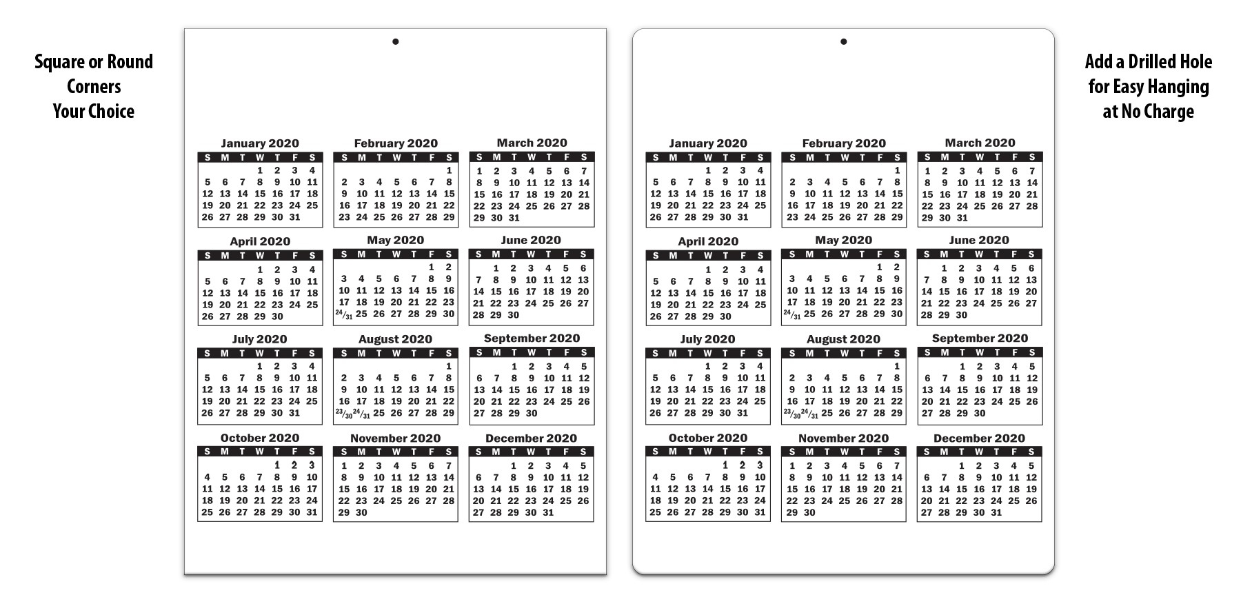 Laminated Card Calendar, 8.5 X 11 | Valuecalendars-8.5 X 14 Monthly Calendar