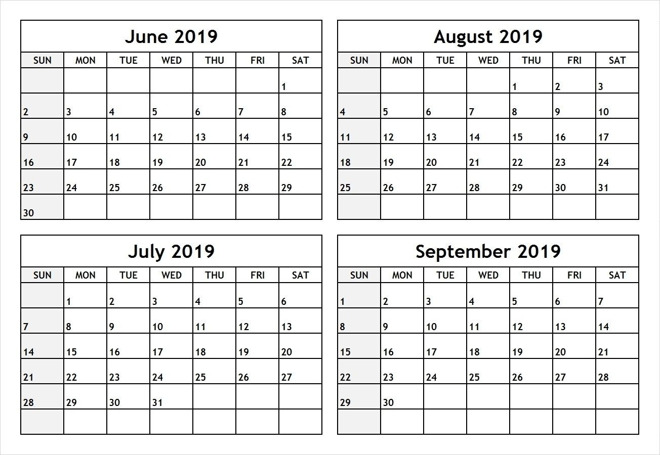 Pdf June July 2019 Calendar | Calendar March, Calendar June-June July August Templates