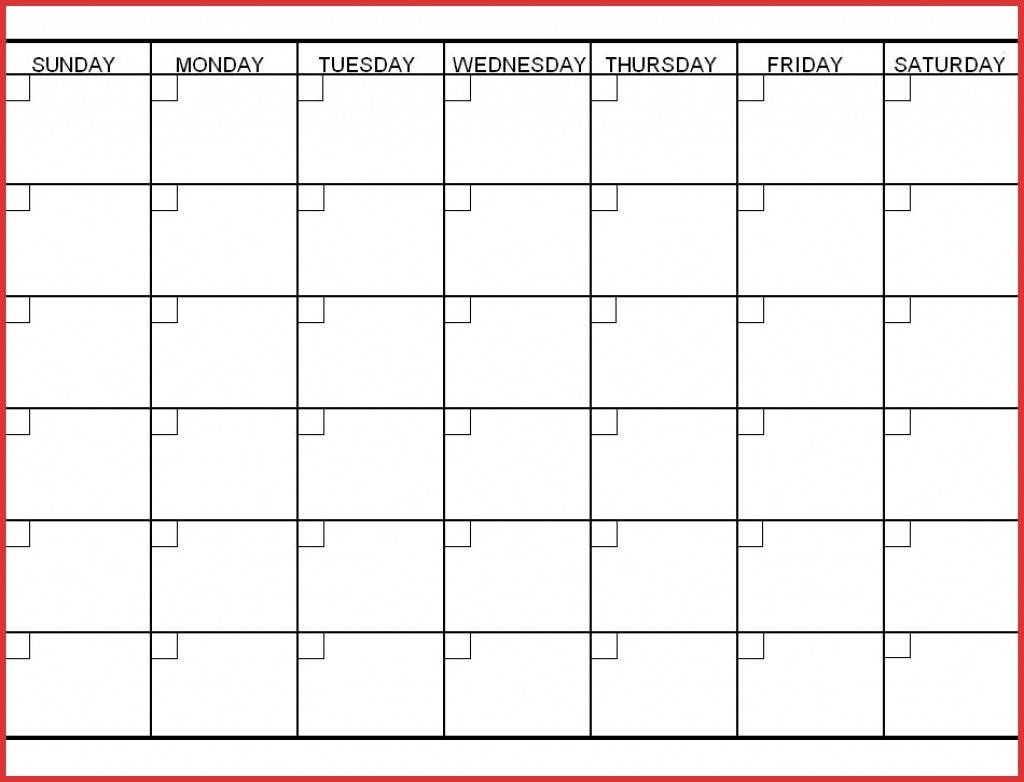 Six Week Calendar - Wpa.wpart.co-Six Week Blank Calendar Template