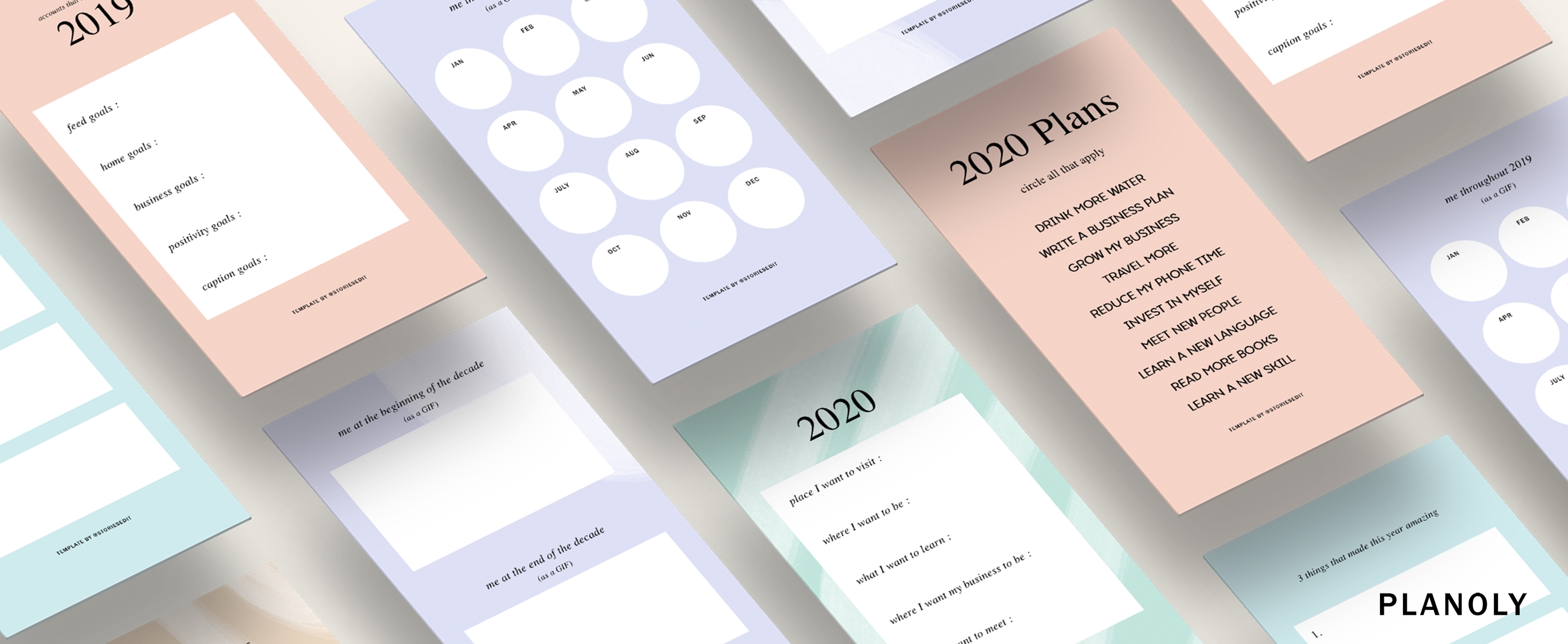 Storiesedit 2020: How To Use Our Templates Collection-Blog Post Schedule Template 2020