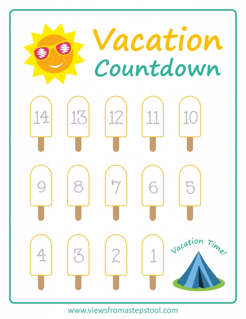 Holiday Countdown Template Printable Calendar Template Printable